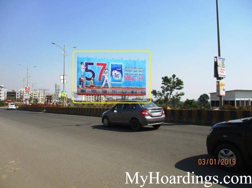 Outdoor advertisement Billboard in Hinjewadi Near Celebration Hotel Pune, Best outdoor advertising company Pune